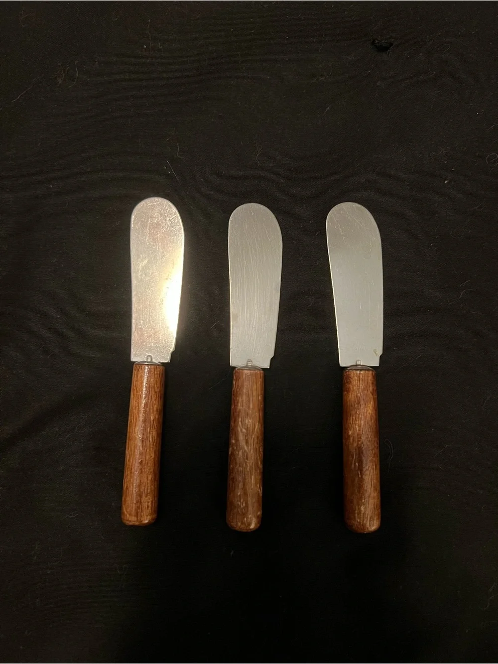 Vintage Wooden Handle Cheese Knife Bundle